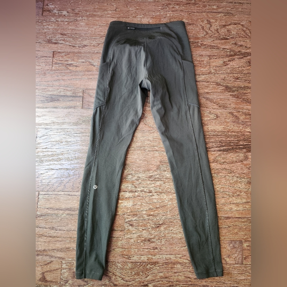 Lululemon Olive Army Green Leggings Size 6